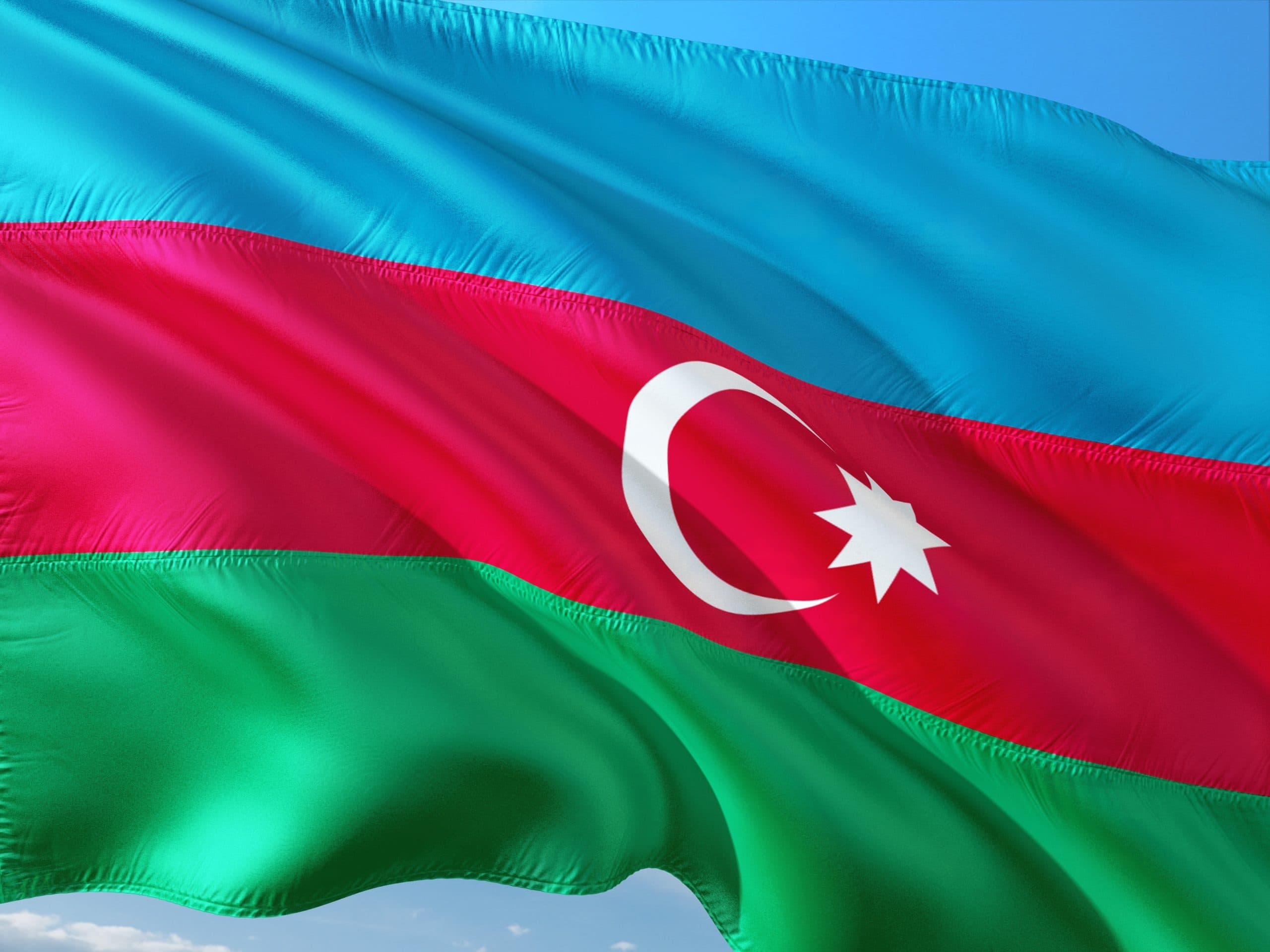 Флаг Азербайджана фон